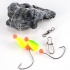 Mixed color Amazon hot-selling sea fishing set float nylon line group anti-slip barbed hook