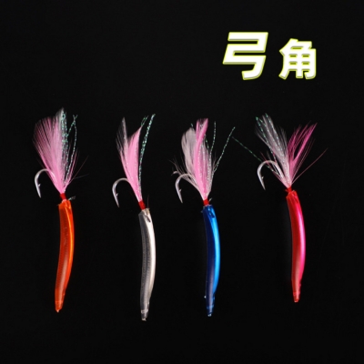 Bow angle mackerel hook, artificial bait, trolling, small mackerel, large mackerel, surface trolling, airplane lure, wholesale